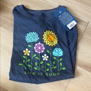 Life is Good Kids' Blue Graphic Tee